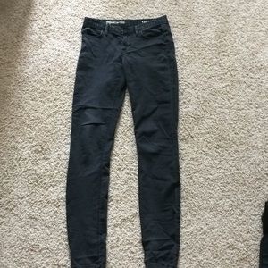 Black Madewell legging jeans